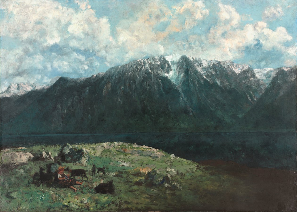 Panoramic View of the Alps, Les Dents du Midi by Unknown artist