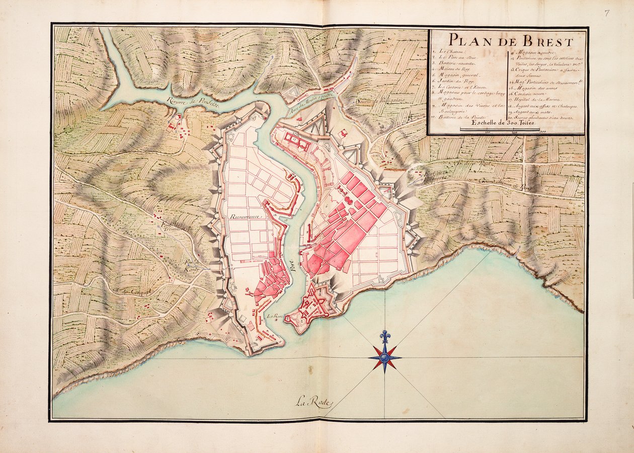 Plan of Brest by Unknown artist