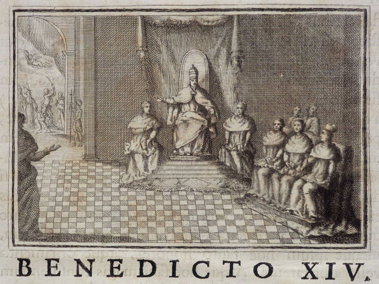 Pope Benedict XIV (1740-1758) - in 