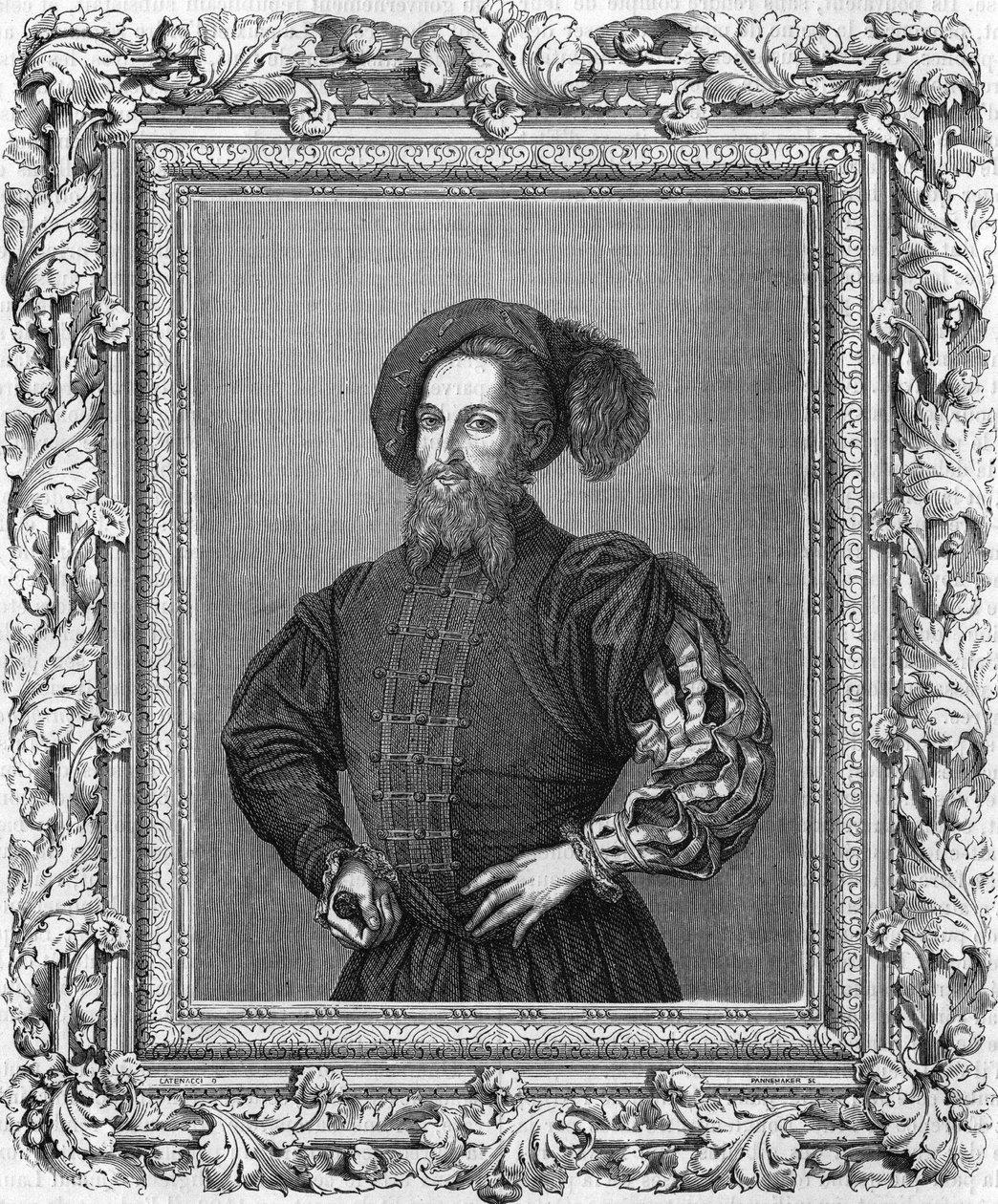 Portrait of Cesare Borgia (1475-1507) by Unknown artist