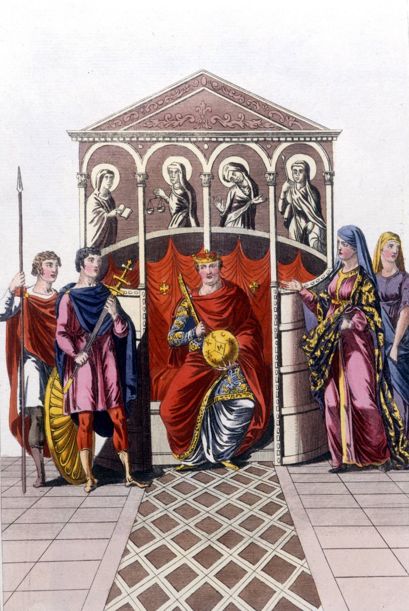 Portrait of Charles II the Bald, King of France by Unknown artist