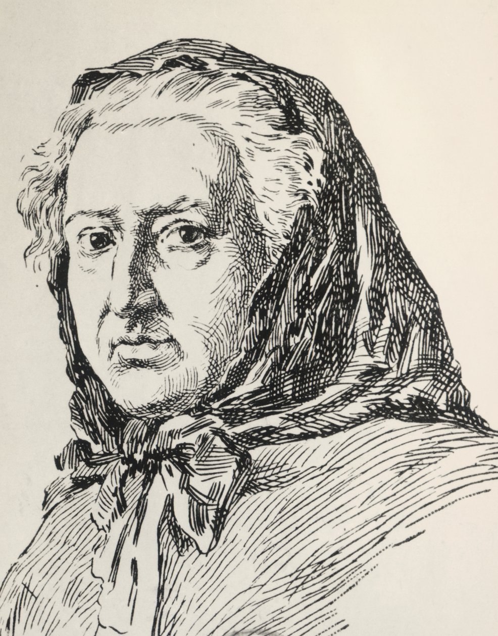 Portrait of Louise Ackermann by Unknown artist