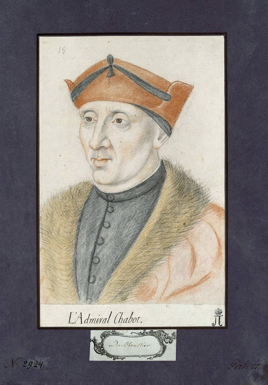 Portrait of Philippe de Chabot, Admiral of France by Unknown artist