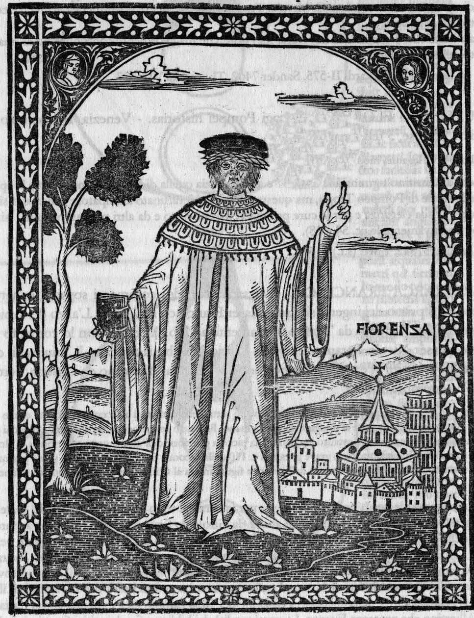 Portrait of the Italian poet Francesco Petrarca by Unknown artist