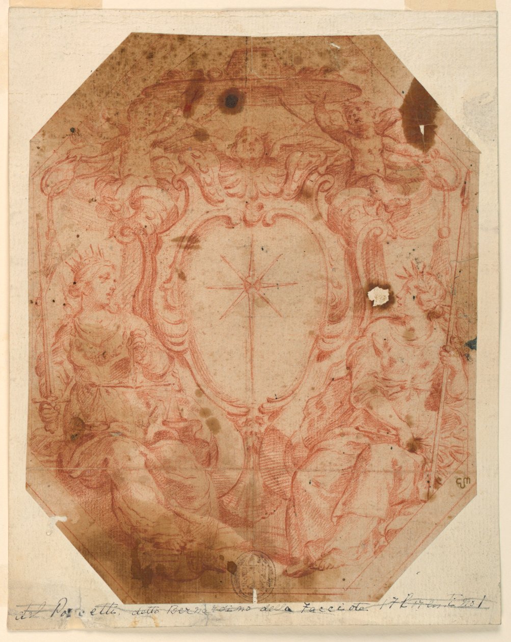 Project for the Coat of Arms of a Prelate by Unknown artist