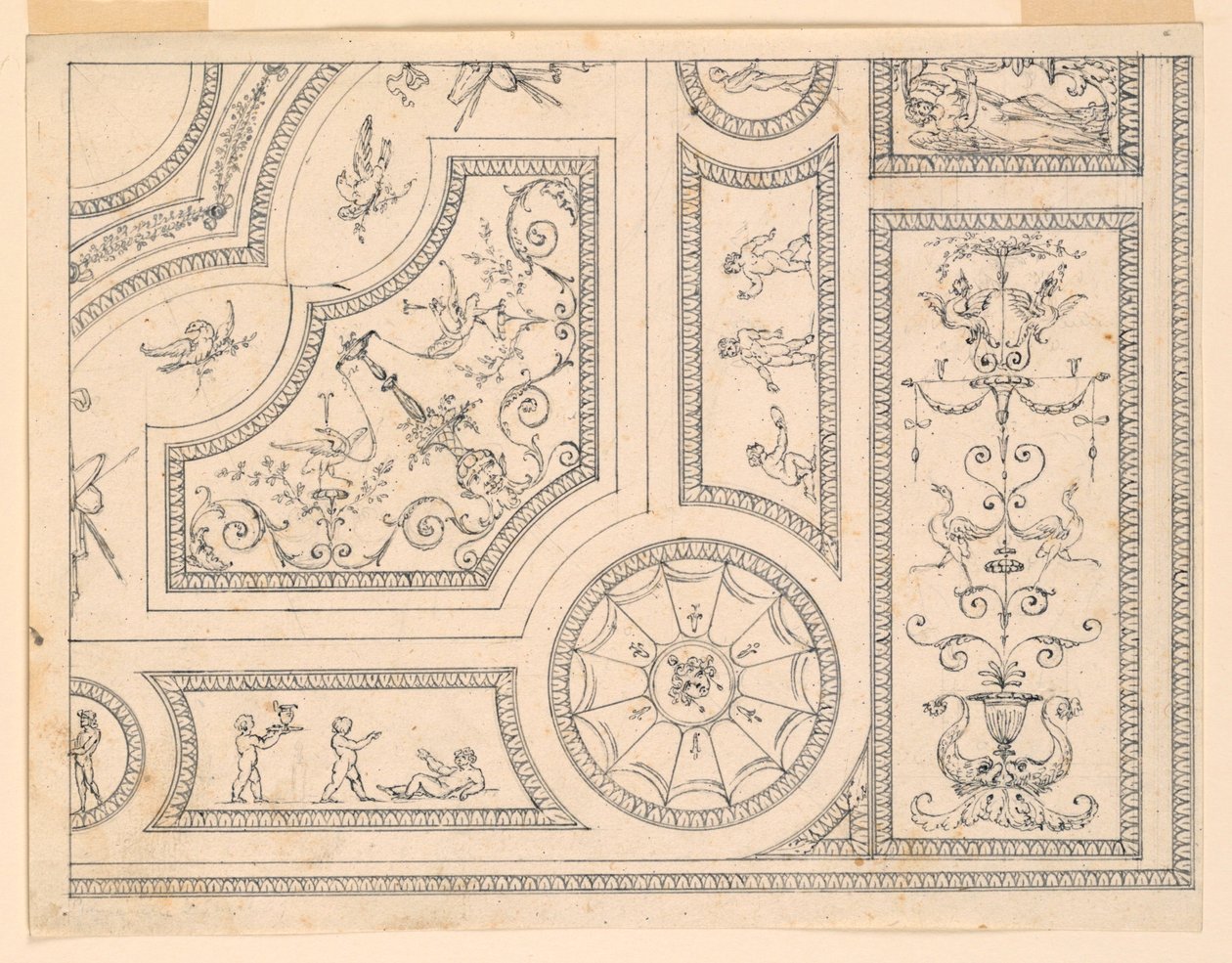 Project for the Decoration of a Ceiling by Unknown artist