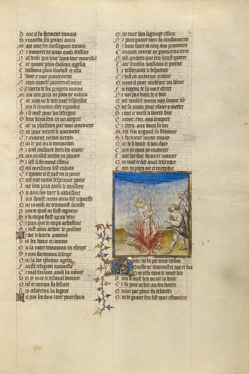 Rain Extinguishing the Flames at the Stake to Which King Croesus is Bound by Unknown artist