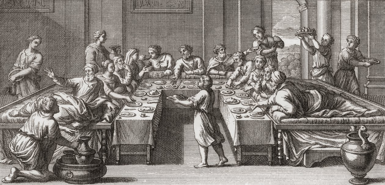 Ancient Roman Dining Furniture SPQR Fast Food Is Not A New