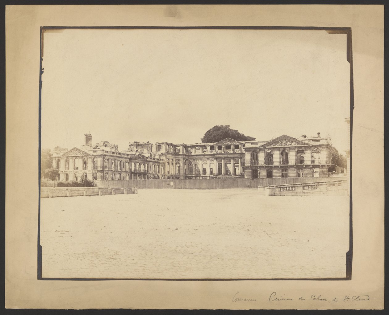 Ruins of Château of Saint-Cloud by Unknown artist