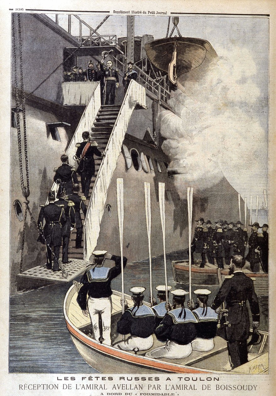 Russian festivities in Toulon: Admiral Avellan