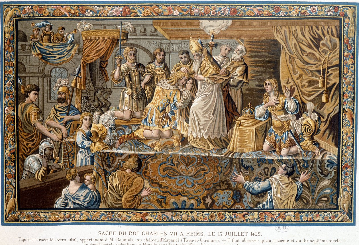Sacred King Charles VII at Reims on July 17 by Unknown artist