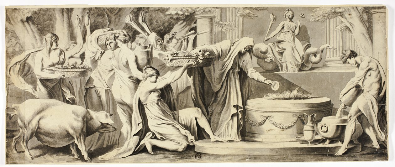 Sacrifice to Ceres by Unknown artist