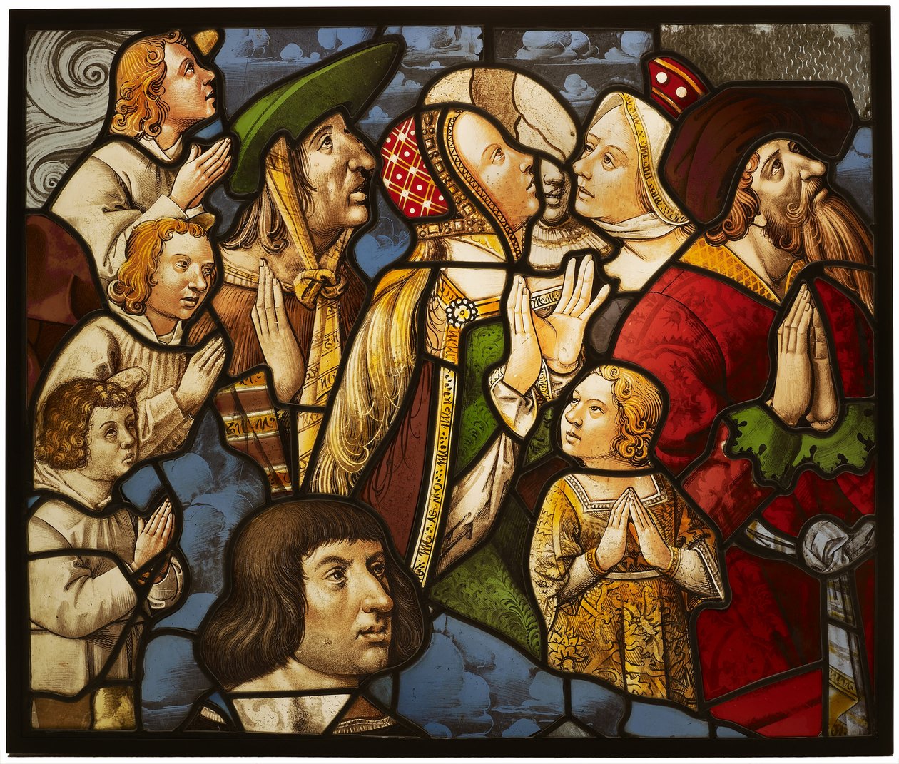 Saints and Worshippers in Adoration by Unknown artist