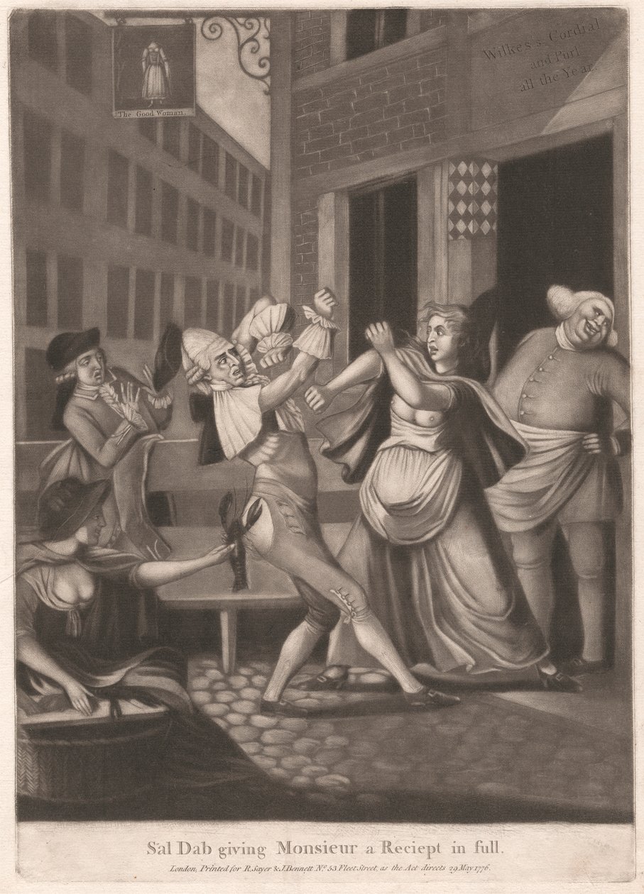 Sal Dab Giving Monsieur a Receipt in Full by Unknown artist