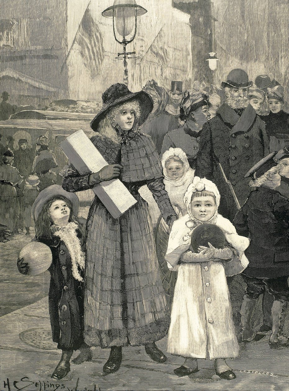 Shopping New York (1891) by Unknown artist