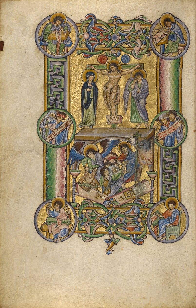 The Crucifixion and The Harrowing of Hell by Unknown artist