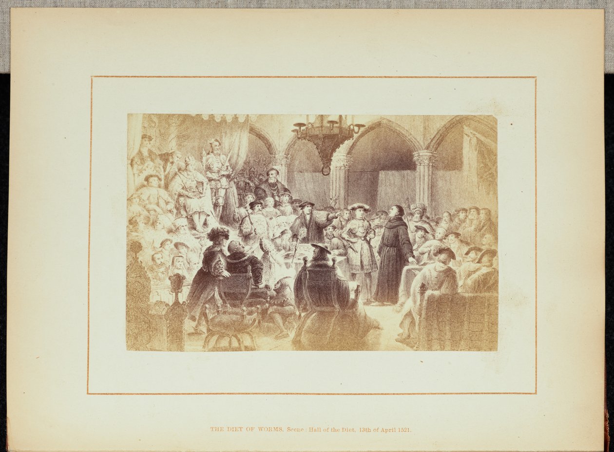 The Diet of Worms by Unknown artist