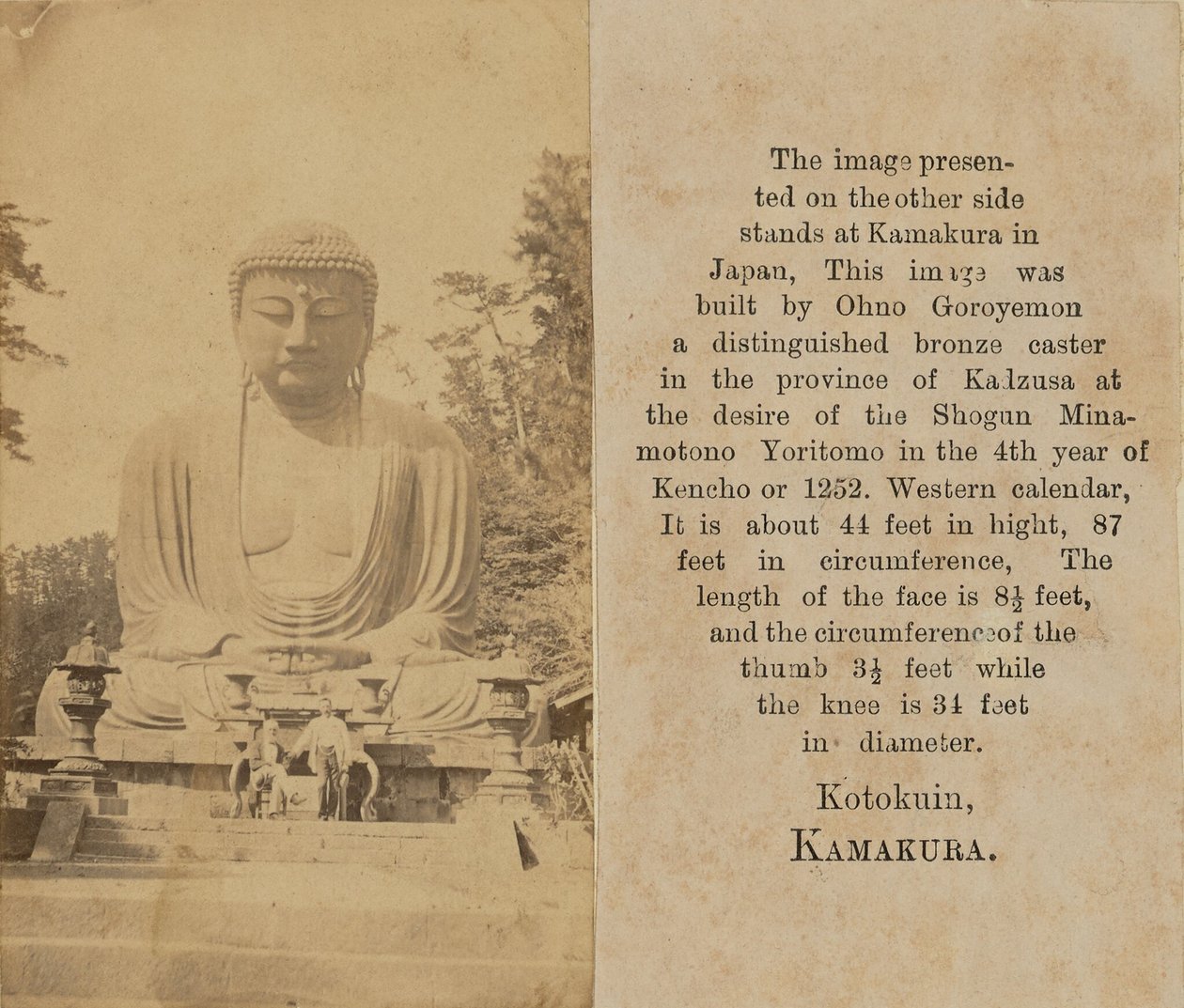 The Kamakura Buddha by Unknown artist