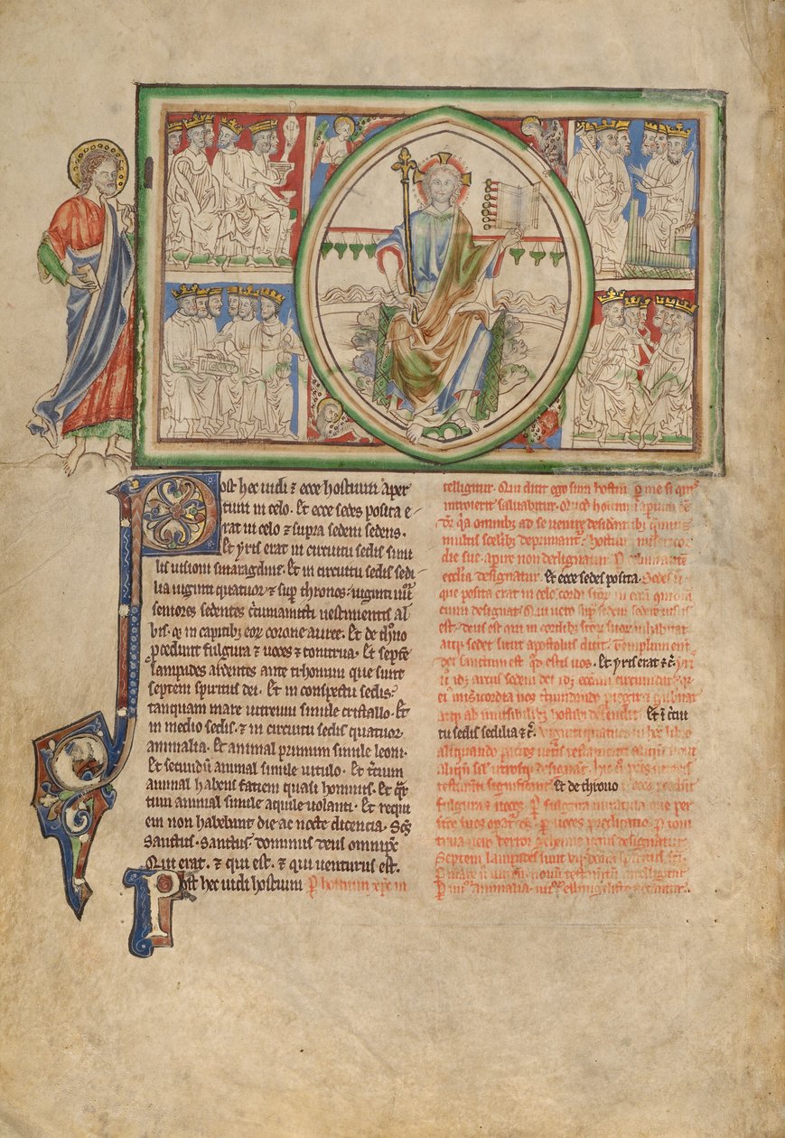The Vision of the Throne of God and the Twenty-Four Elders by Unknown artist