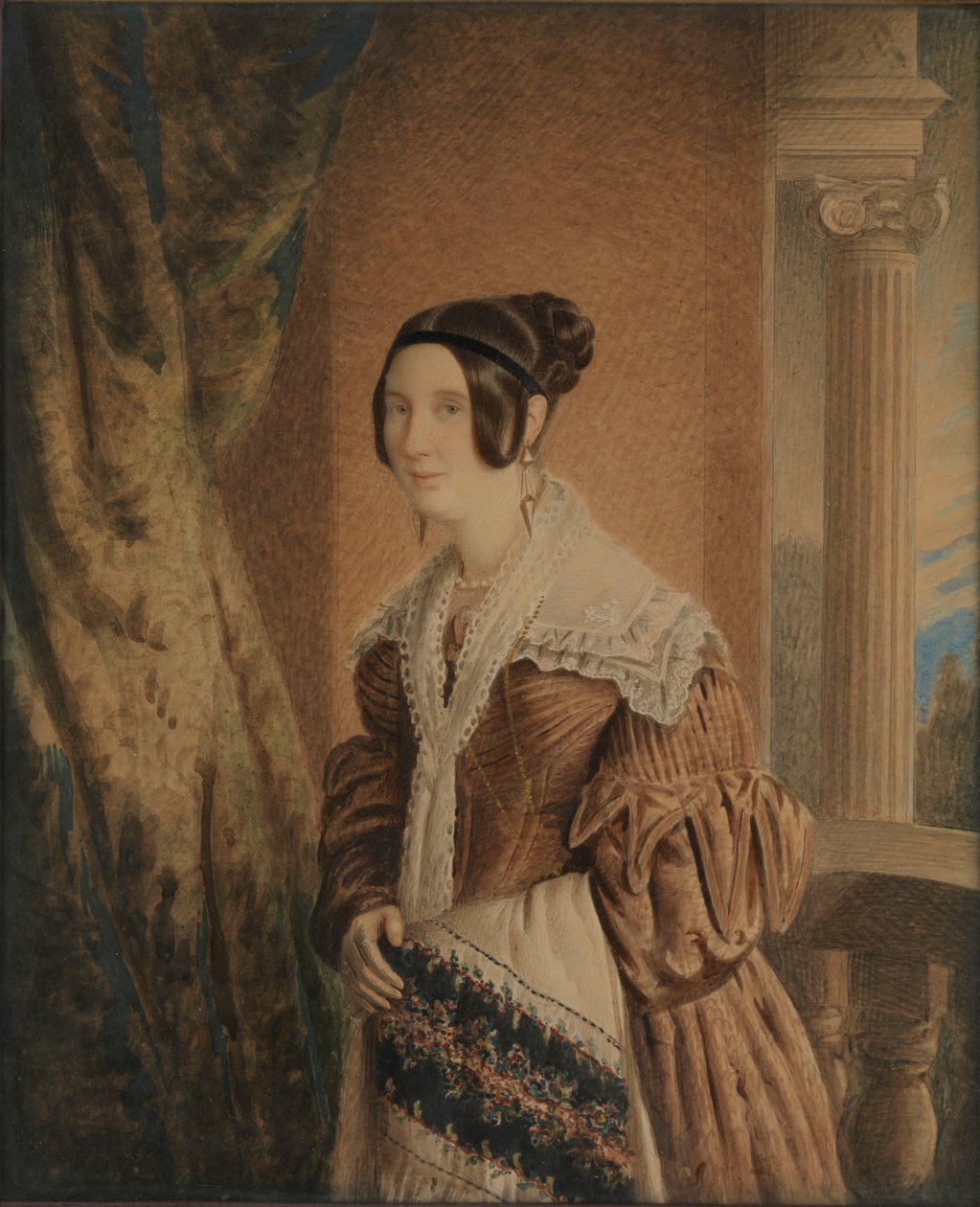 The Wife of Captain William Hewett, c.1840 by Unknown artist