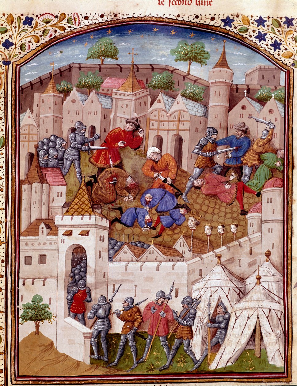 The Siege of a City and the Massacre of Its Inhabitants (from 'The ...