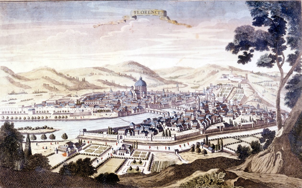 View of Florence in the 18th Century by Unknown artist