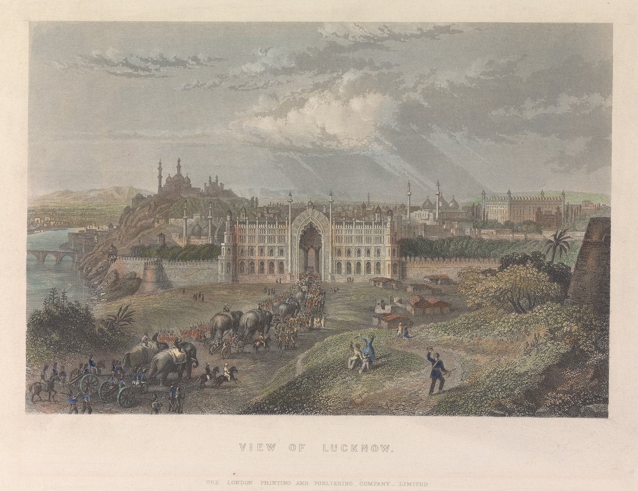 View of Lucknow by Unknown artist