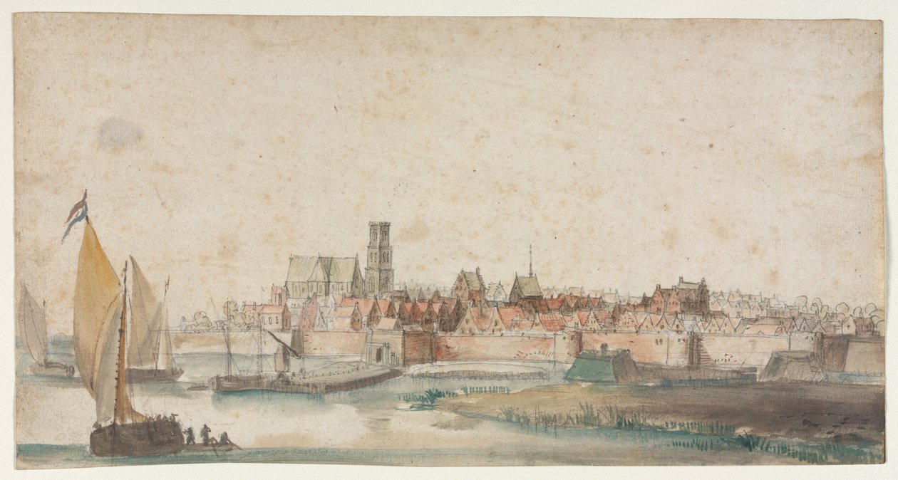 View of St. Geertruidenberg by Unknown artist