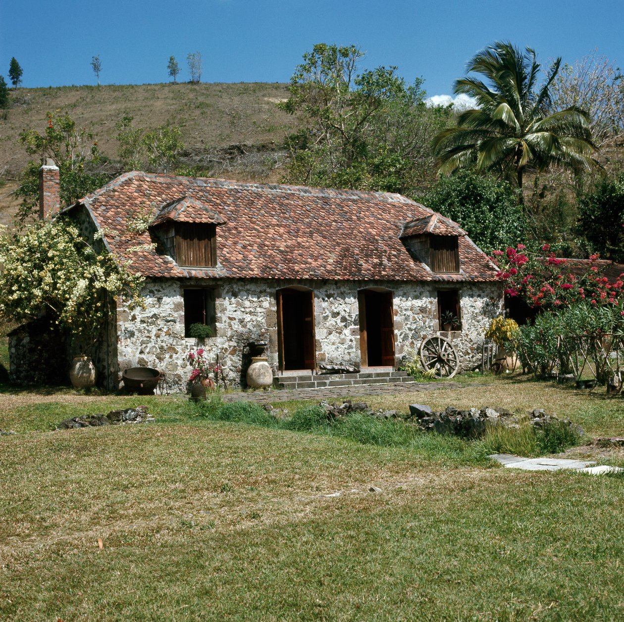 View of the Pagerie Former Sugar Estate and Birthplace of the Future Empress Josephine by Unknown artist