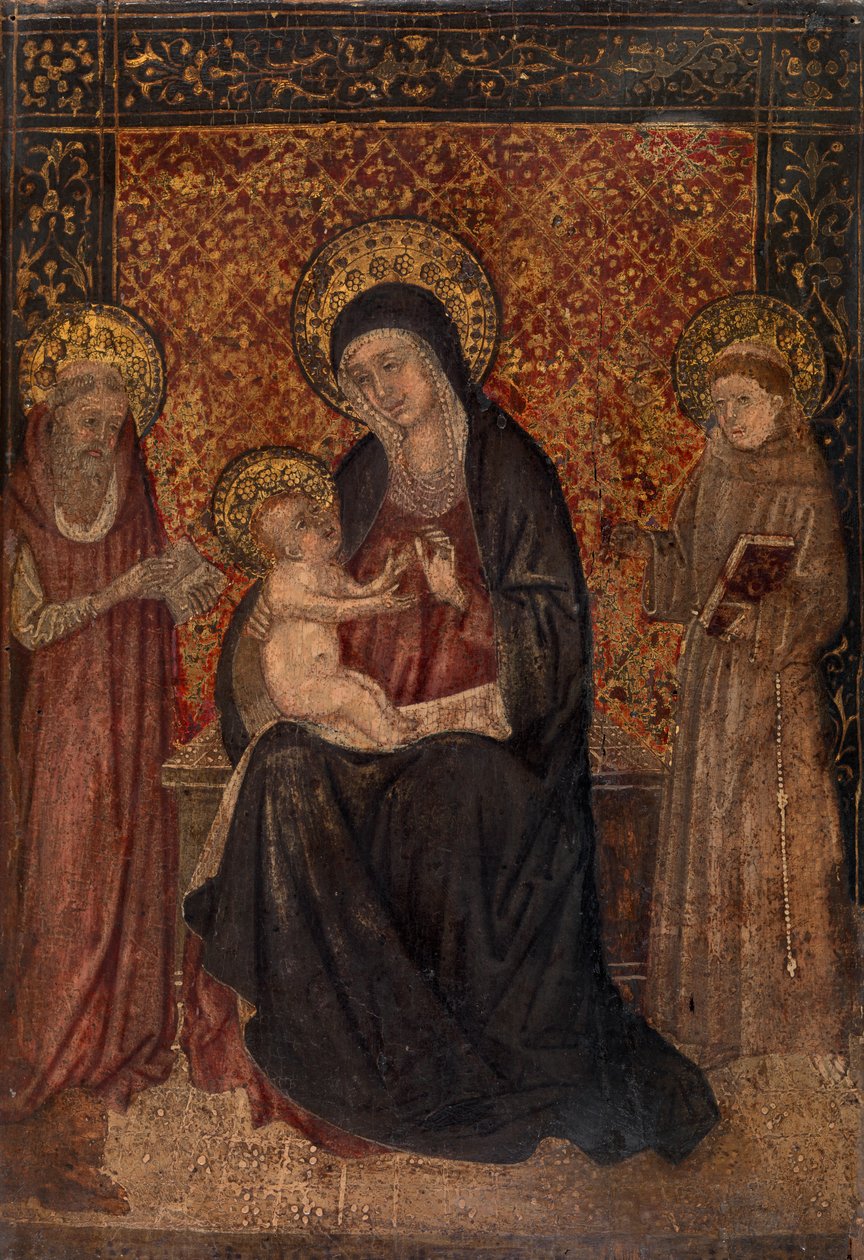 Virgin and Child with Saints Jerome and Francis of Assisi by Unknown artist