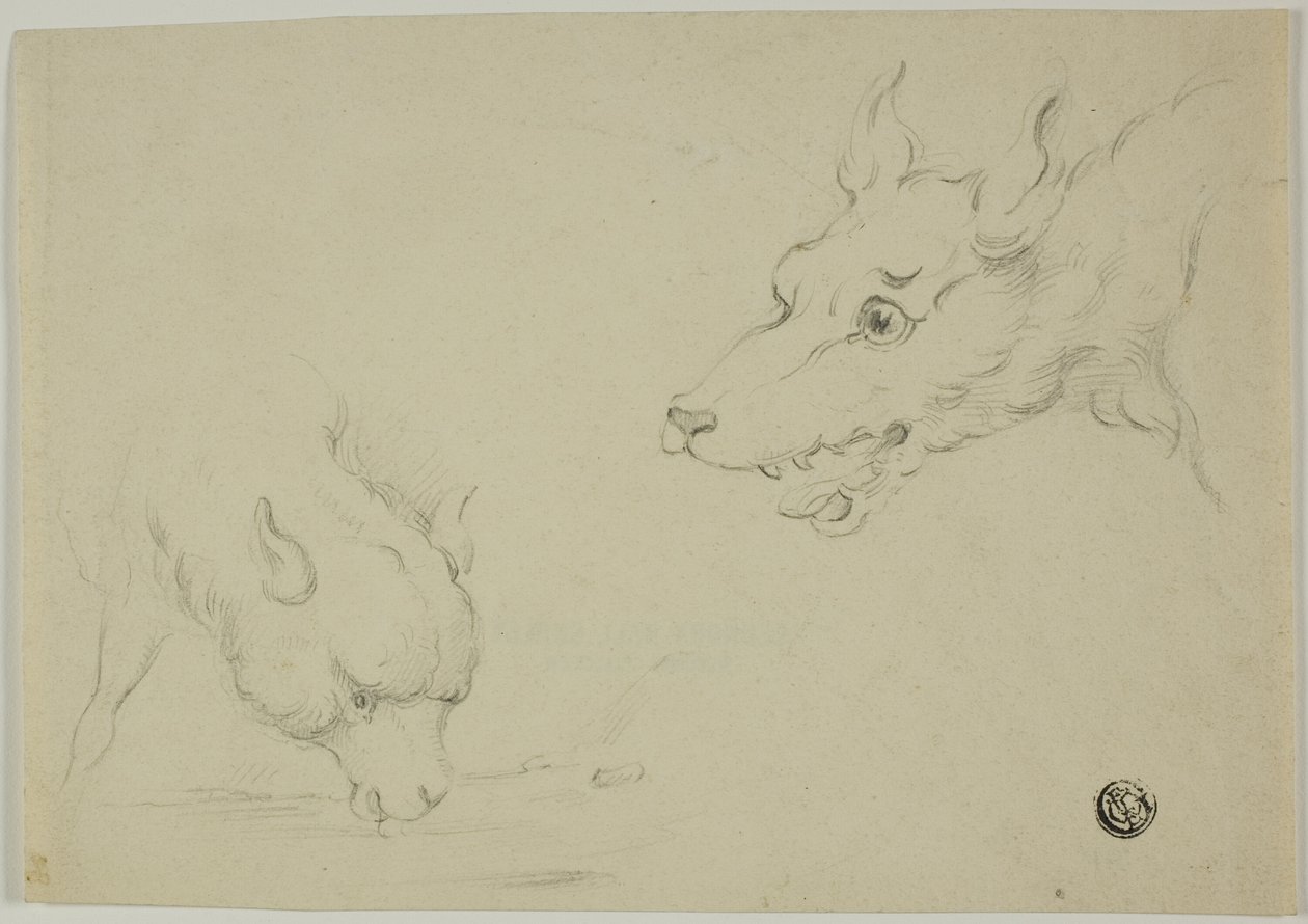 Wolf and Lamb by Unknown artist