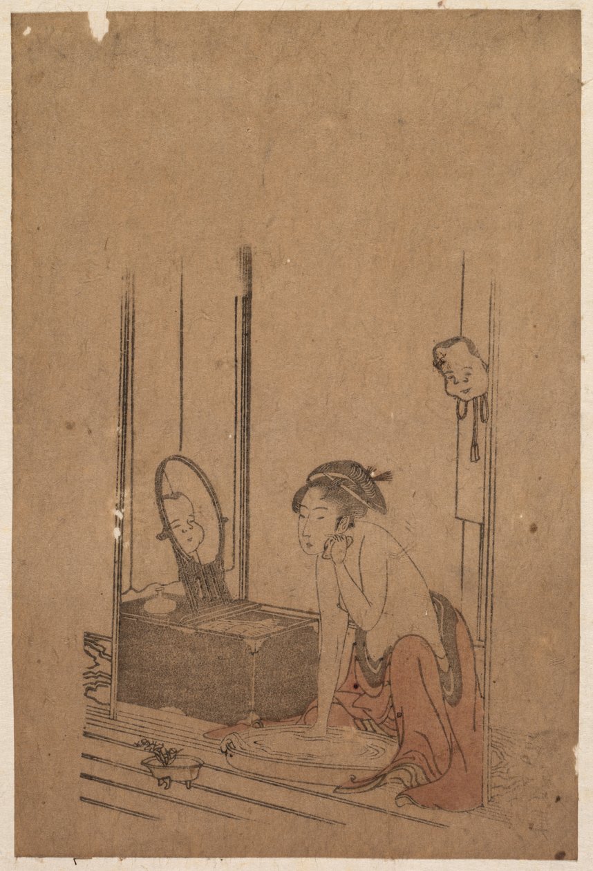 Woman Bathing by Unknown artist