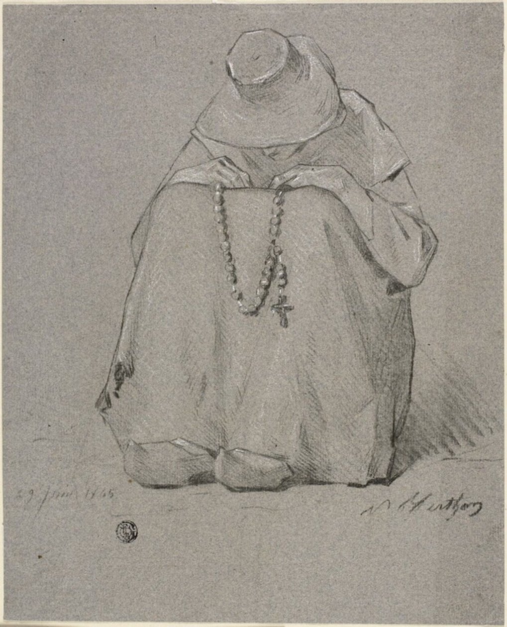 Woman with a Rosary by Unknown artist