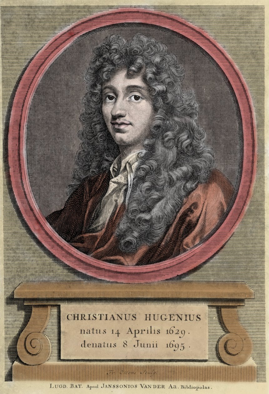 Portrait of Christiaan Huygens, Dutch physicist and mathematician