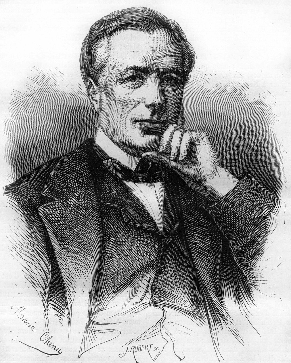 Portrait of Xavier Marmier (1809-1892), French writer. by Unknown artist