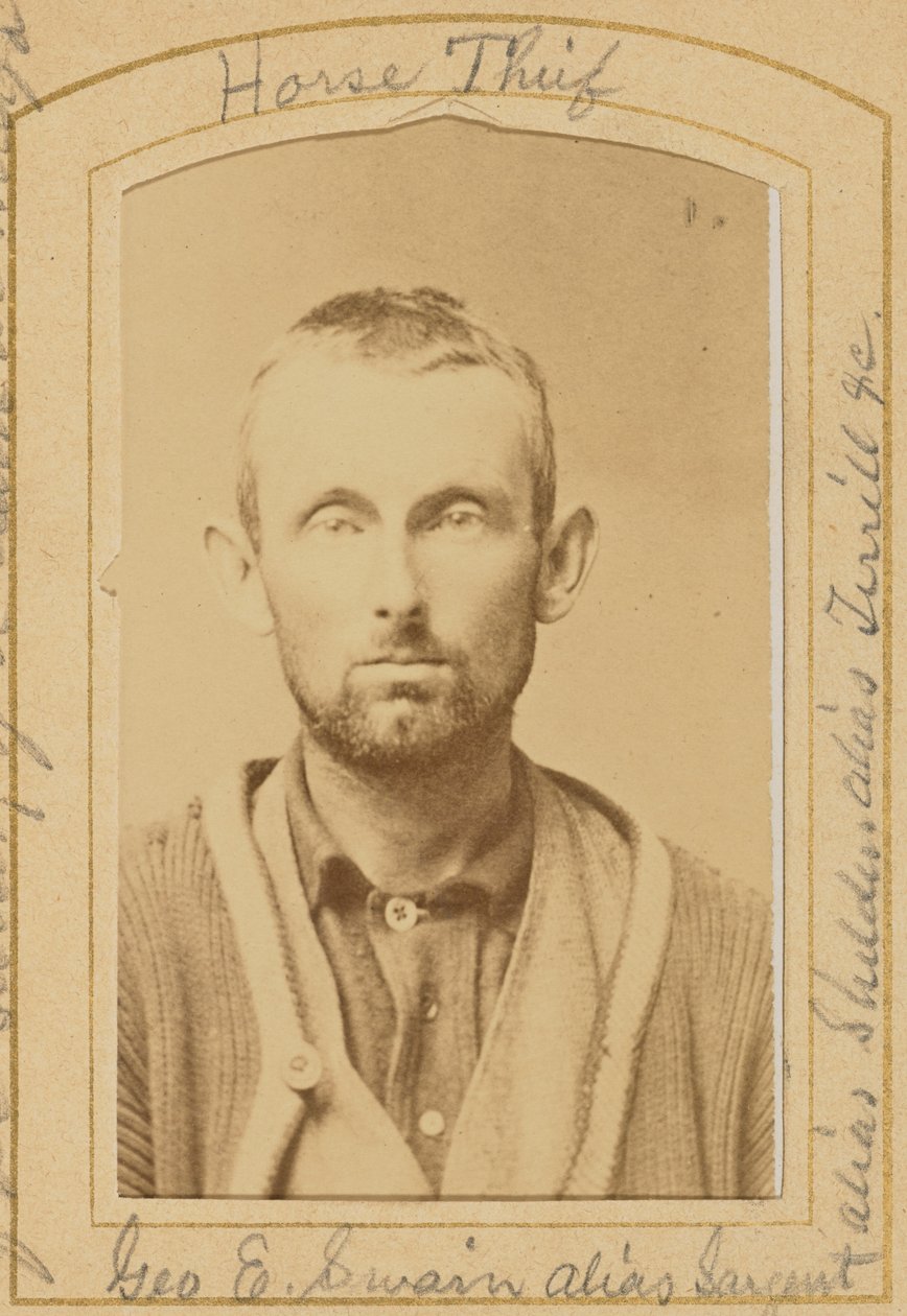 George E. Swain alias Sargeant, Horse Thief by Unknown artist/maker