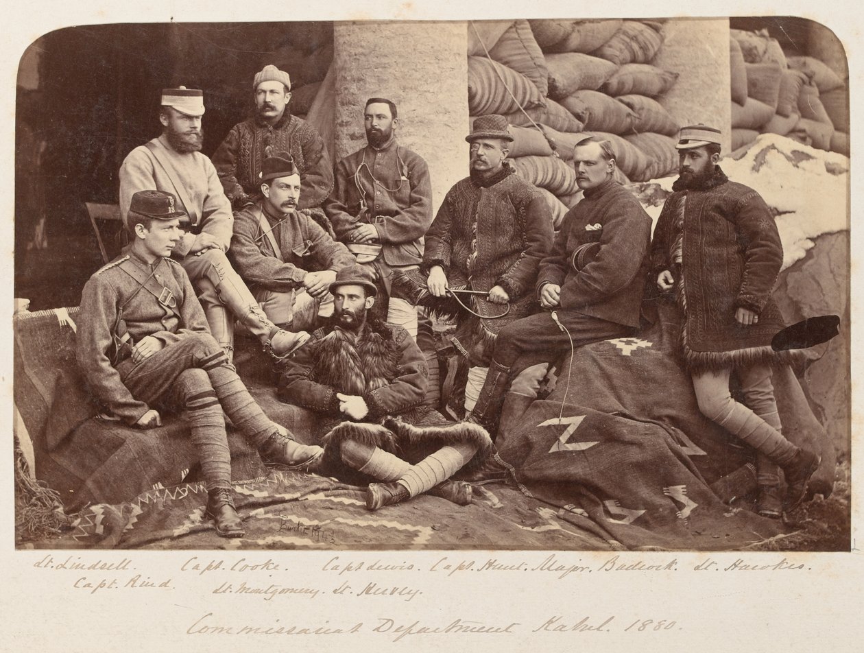 A group of British officers by Unknown photographer