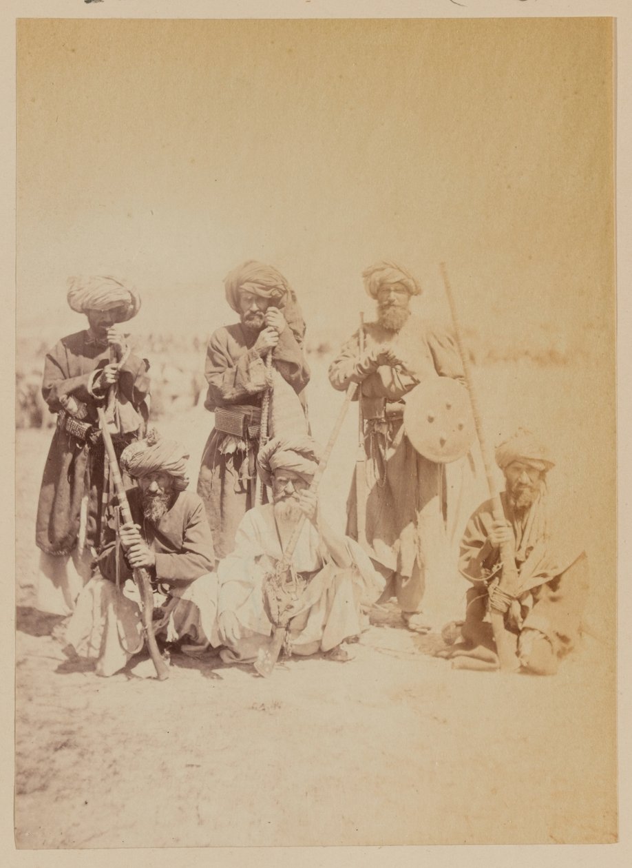 Pathan tribesmen by Unknown photographer