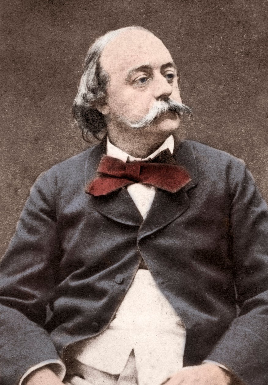 Portrait of English writer Gustave Flaubert by Unknown photographer