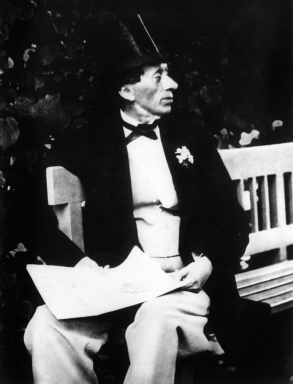 Portrait of Hans Christian Andersen, Danish Author