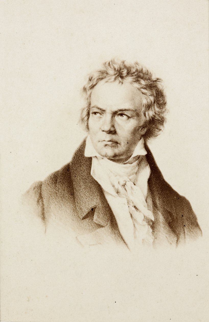 Portrait of Ludwig van Beethoven by Unknown photographer