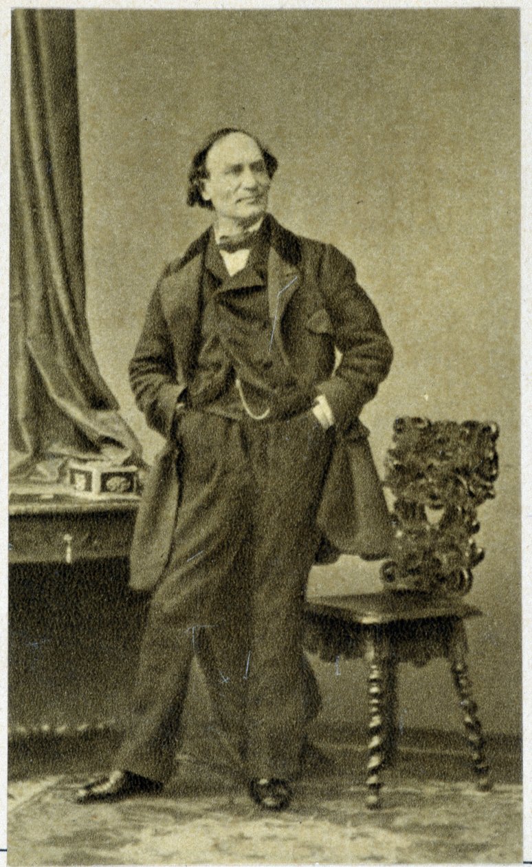 Portrait of Robert Houdin in 1855 (French Magician of the 19th Century)