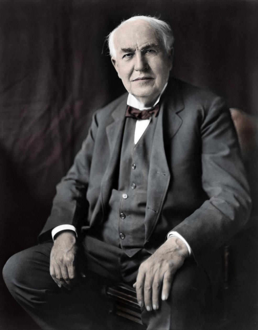 Portrait of Thomas Edison, American Physicist by Unknown photographer