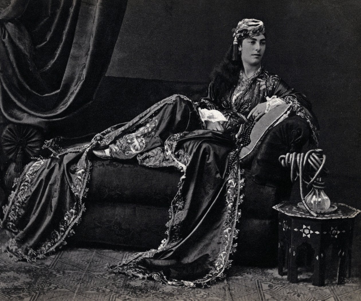 Portrait of a Turkish lady by Unknown photographer
