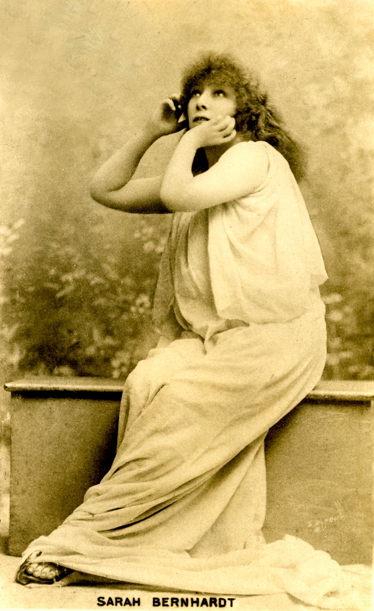 Sarah Bernhardt in the Title Role of 'Izey,' at the Abbey Theatre ...