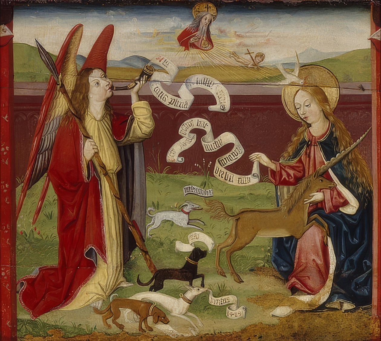 The Annunciation. The Mystical Unicorn Hunt