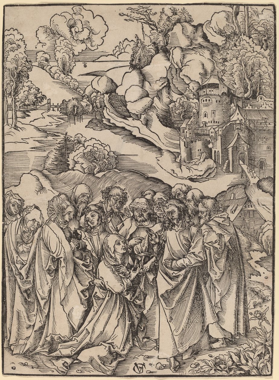 Christ and the Apostles and the Holy Women by Urs Graf