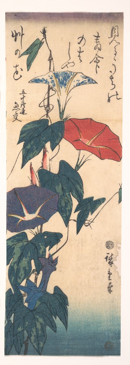 Morning Glories by Utagawa Hiroshige