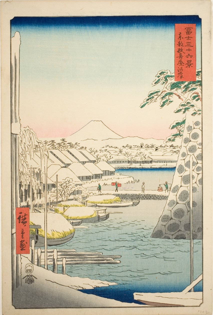 The Riverbank at Sukiya in the Eastern Capital, from the Series 