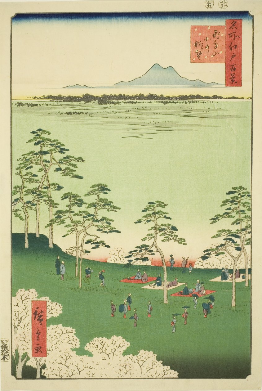 View to the North from Asuka Hill, from the series 